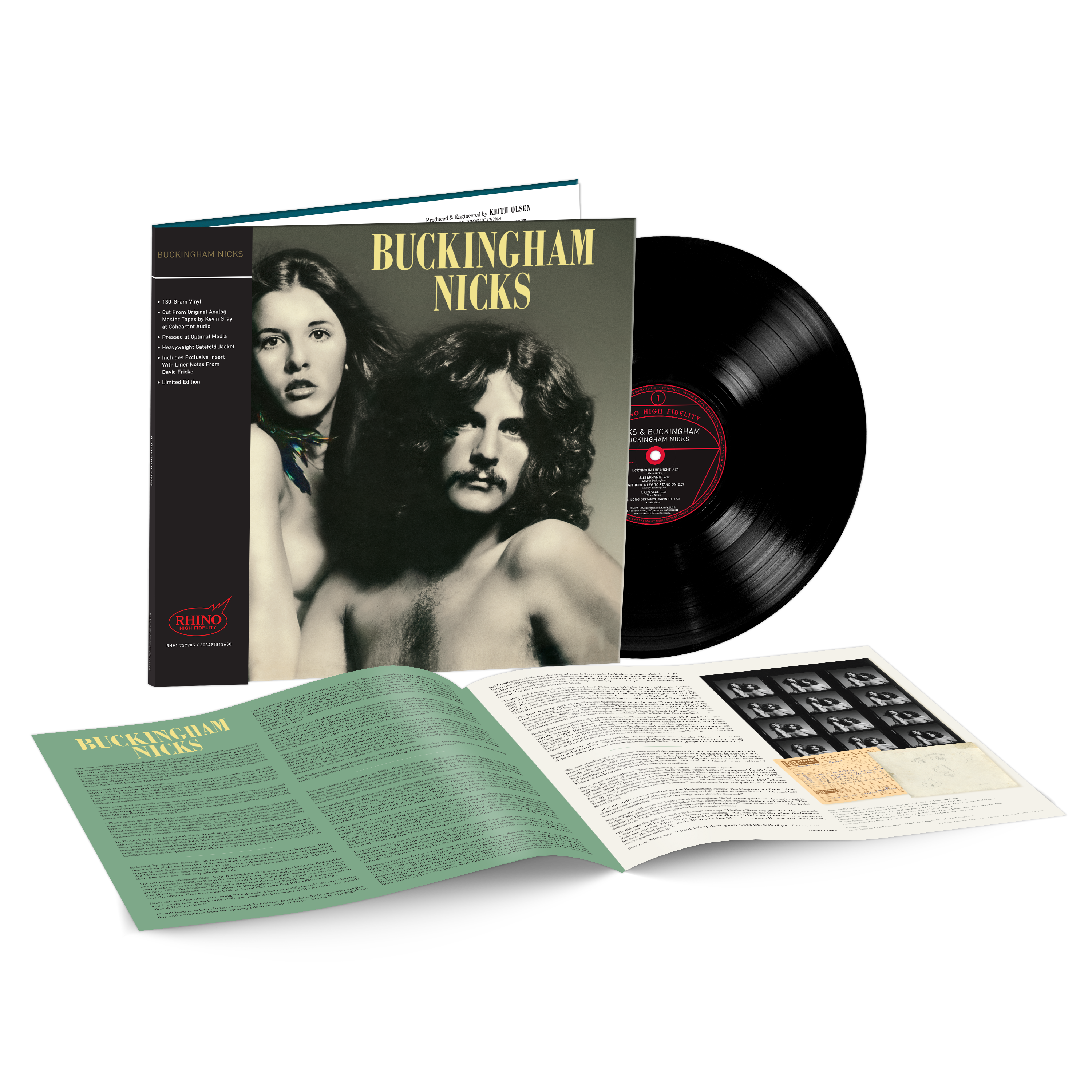 Buckingham Nicks 五千枚限定レコード(Fleetwood Mac Buckingham Nicks (Rhino High Fidelity)