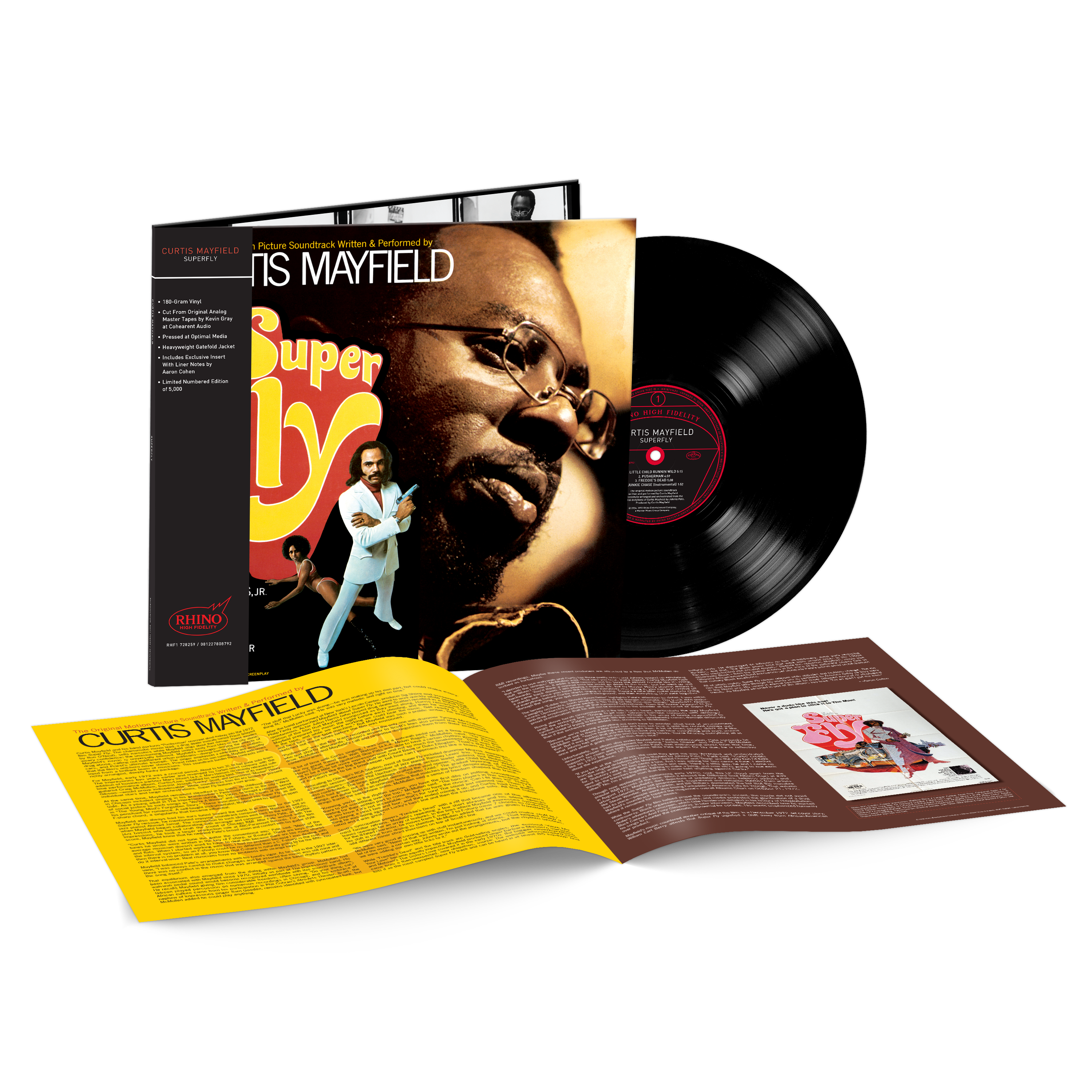 Curtis Mayfield Super Fly 180g レコード Superfly (Rhino High Fidelity)