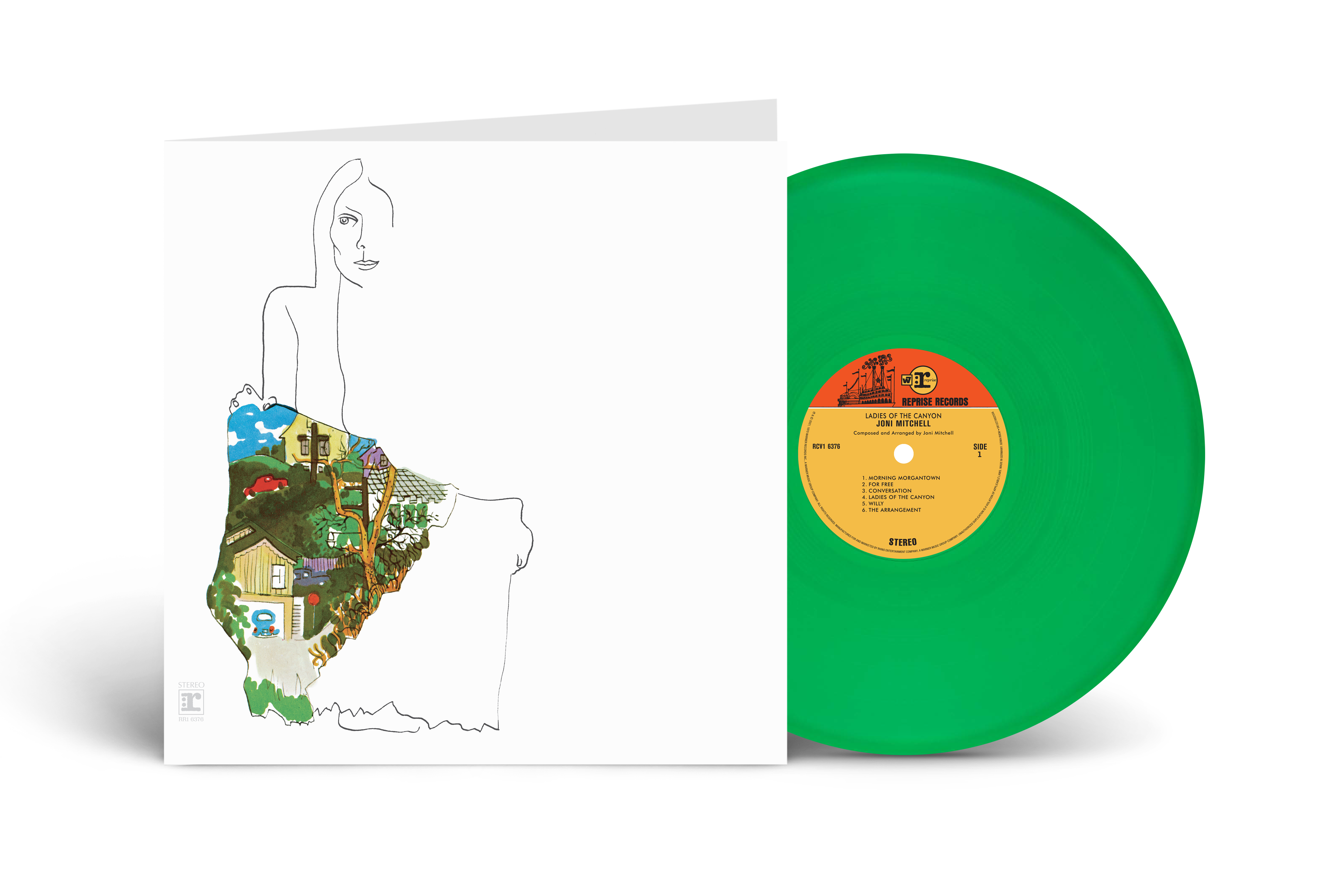 Ladies Of The Canyon (LP, Green) – Rhino