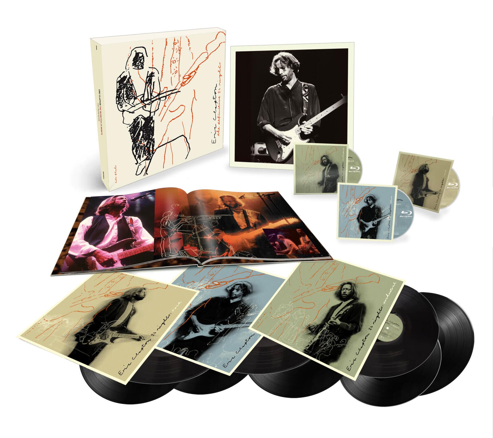 Eric Clapton 24 Nights 8LP+3BD　新品未開封 The Definitive 24 Nights (Super Deluxe Vinyl Set) (8LP) – Rhino