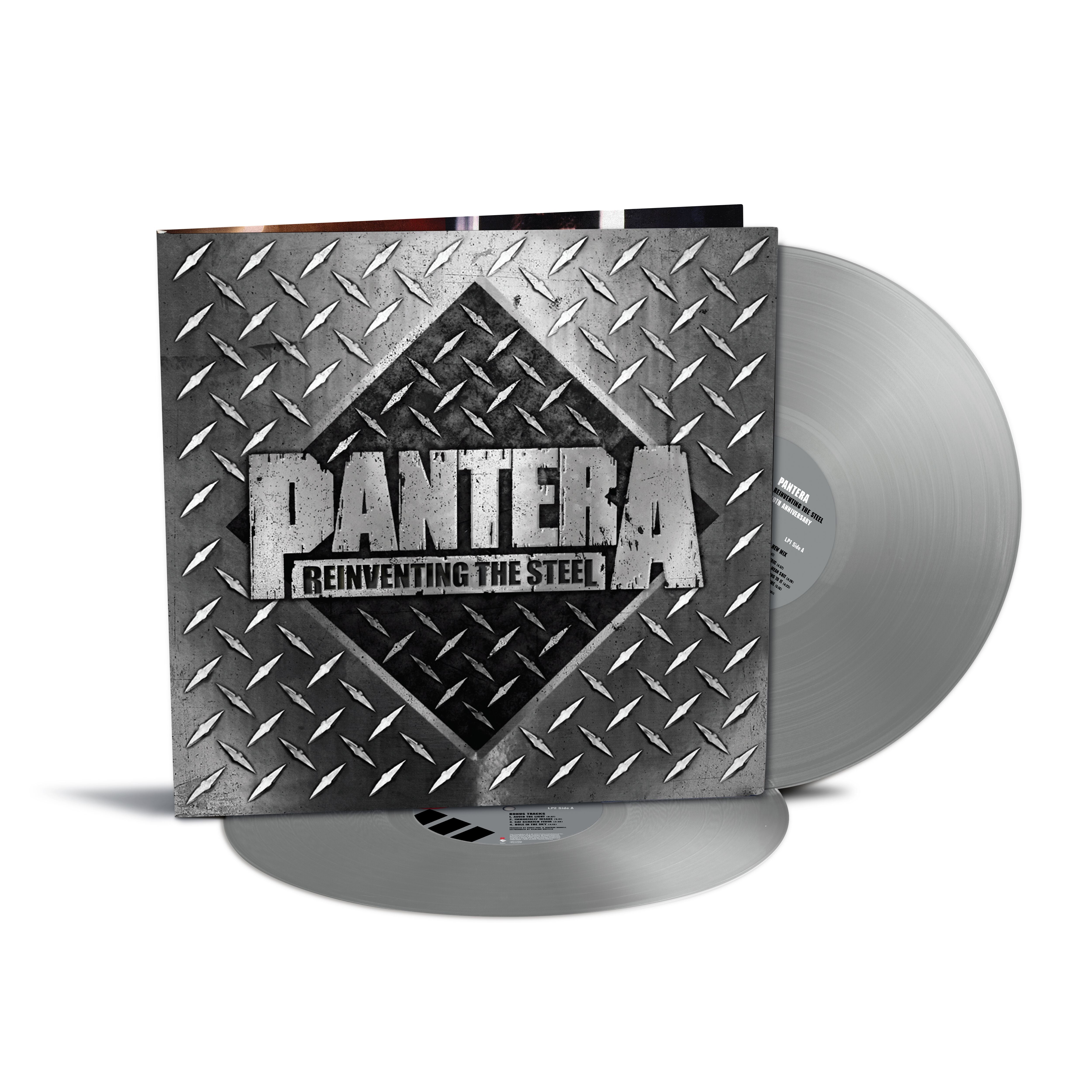 PANTERA『Reinventing The〜』 USオリジナルレコード Reinventing the Steel (20th Anniversary Edition) 2LP Silver Vinyl