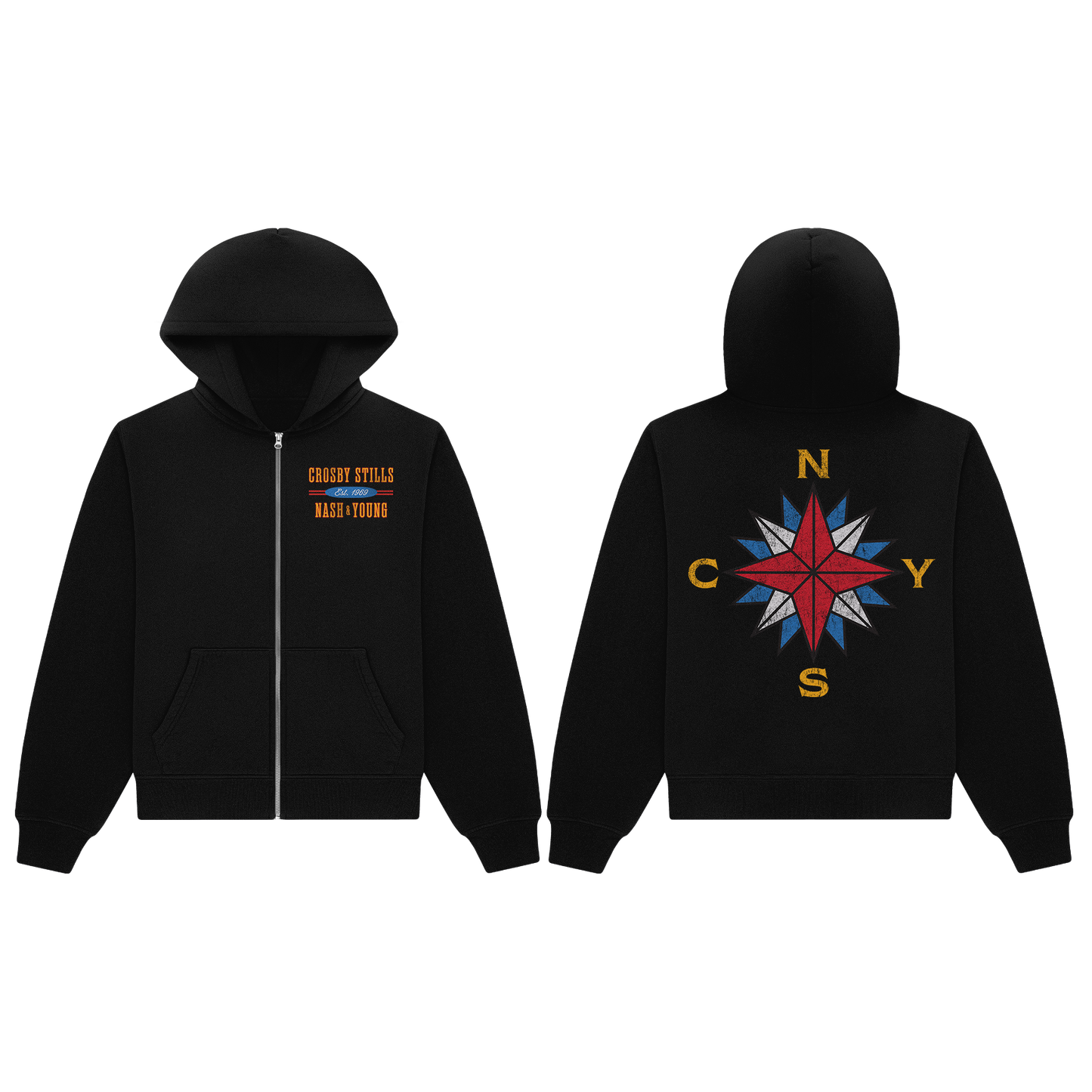 CSNY Compass Zip Hoodie