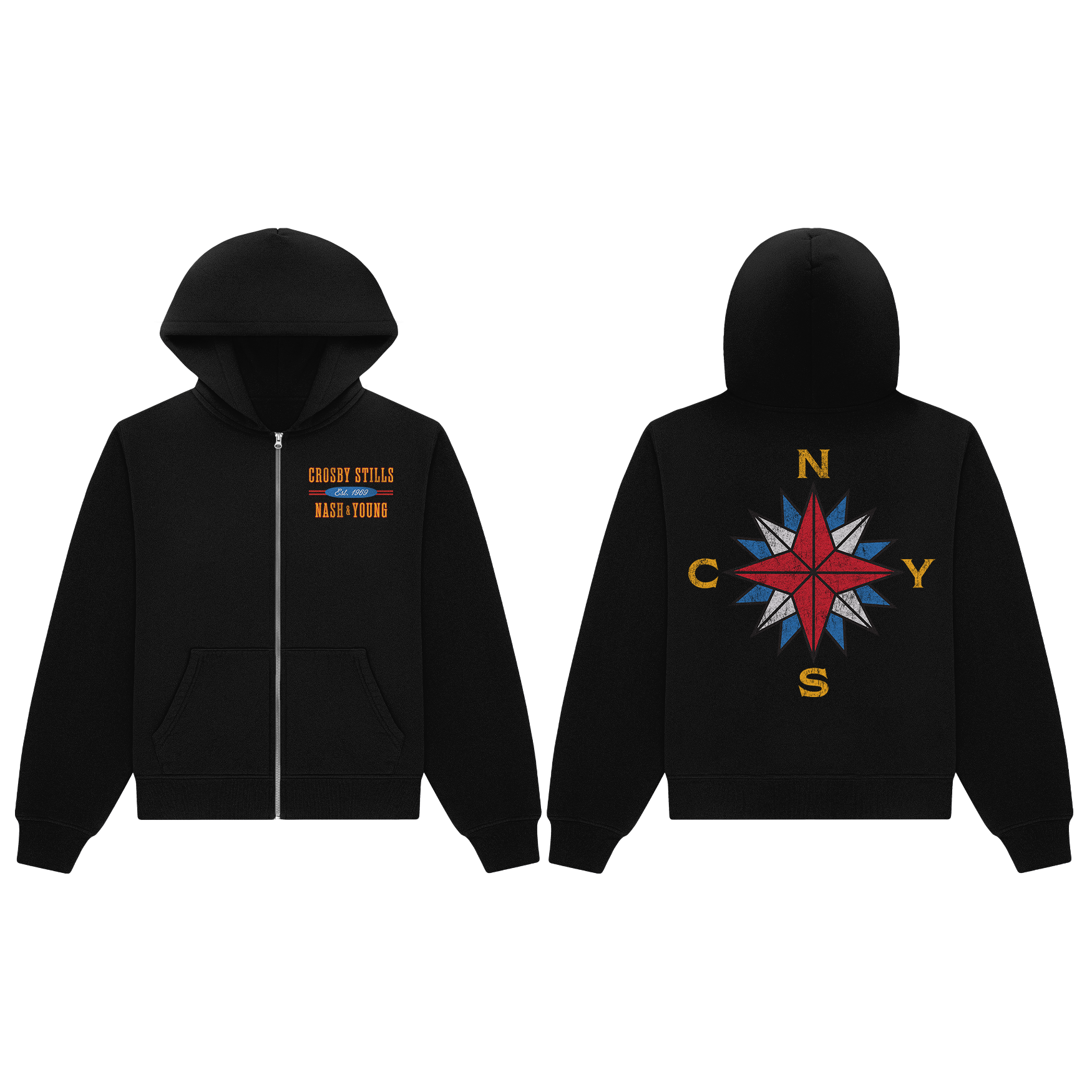 CSNY Compass Zip Hoodie
