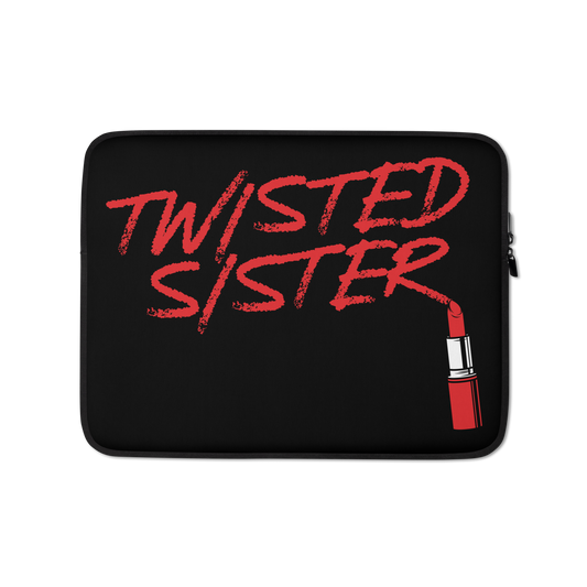 Twisted Sister Lipstick Laptop Case