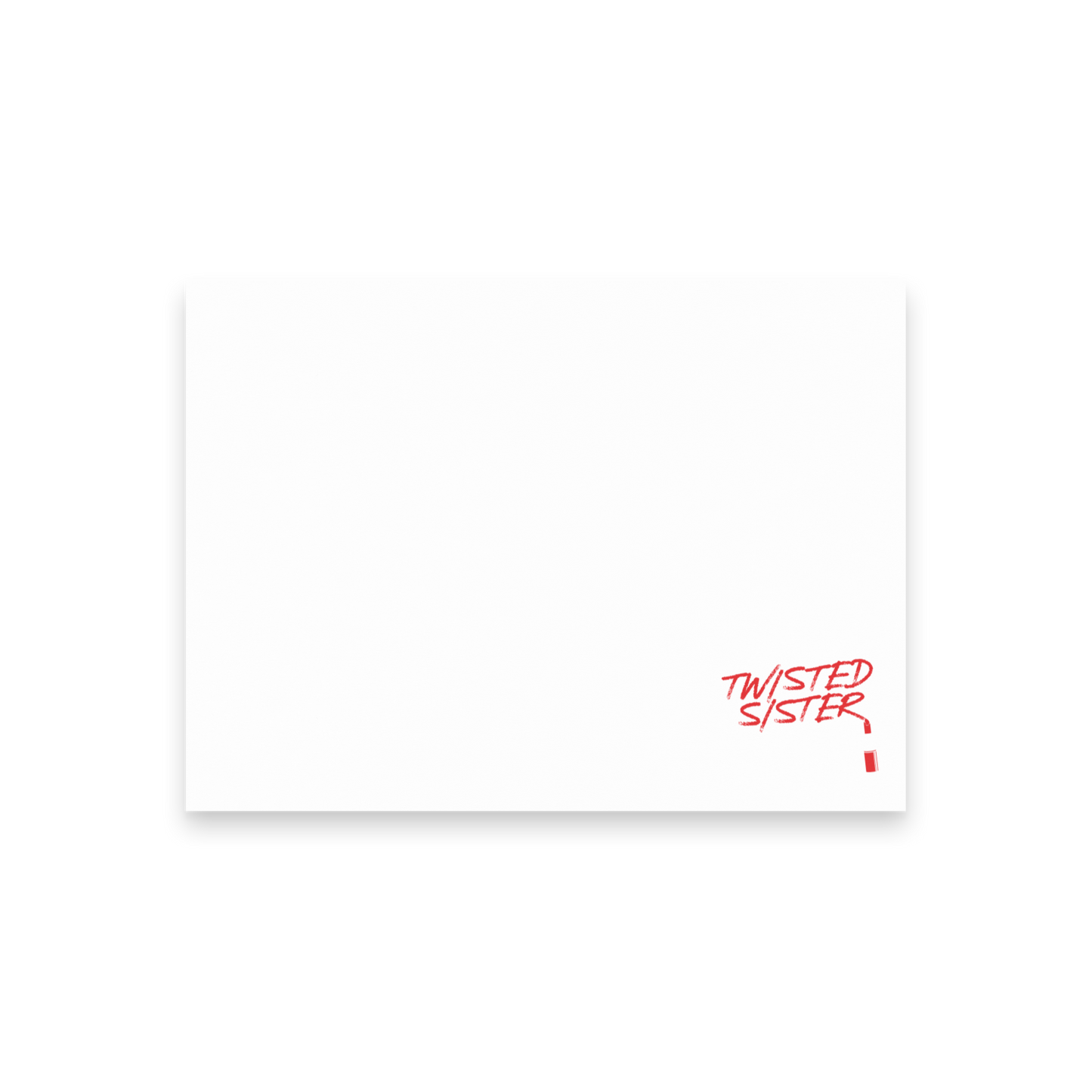 Twisted Sister Lipstick Post-It Note