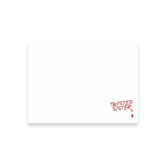 Twisted Sister Lipstick Post-It Note