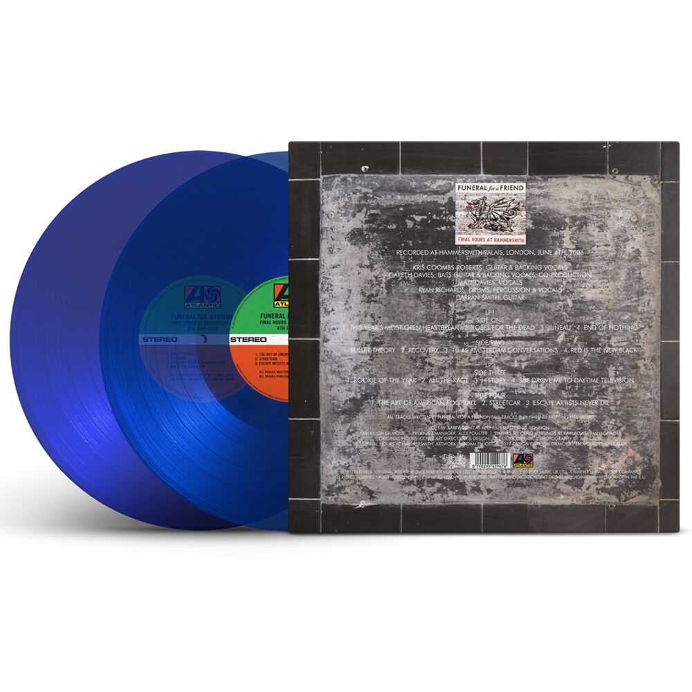Final Hours At Hammersmith 2LP Transparent Blue Vinyl