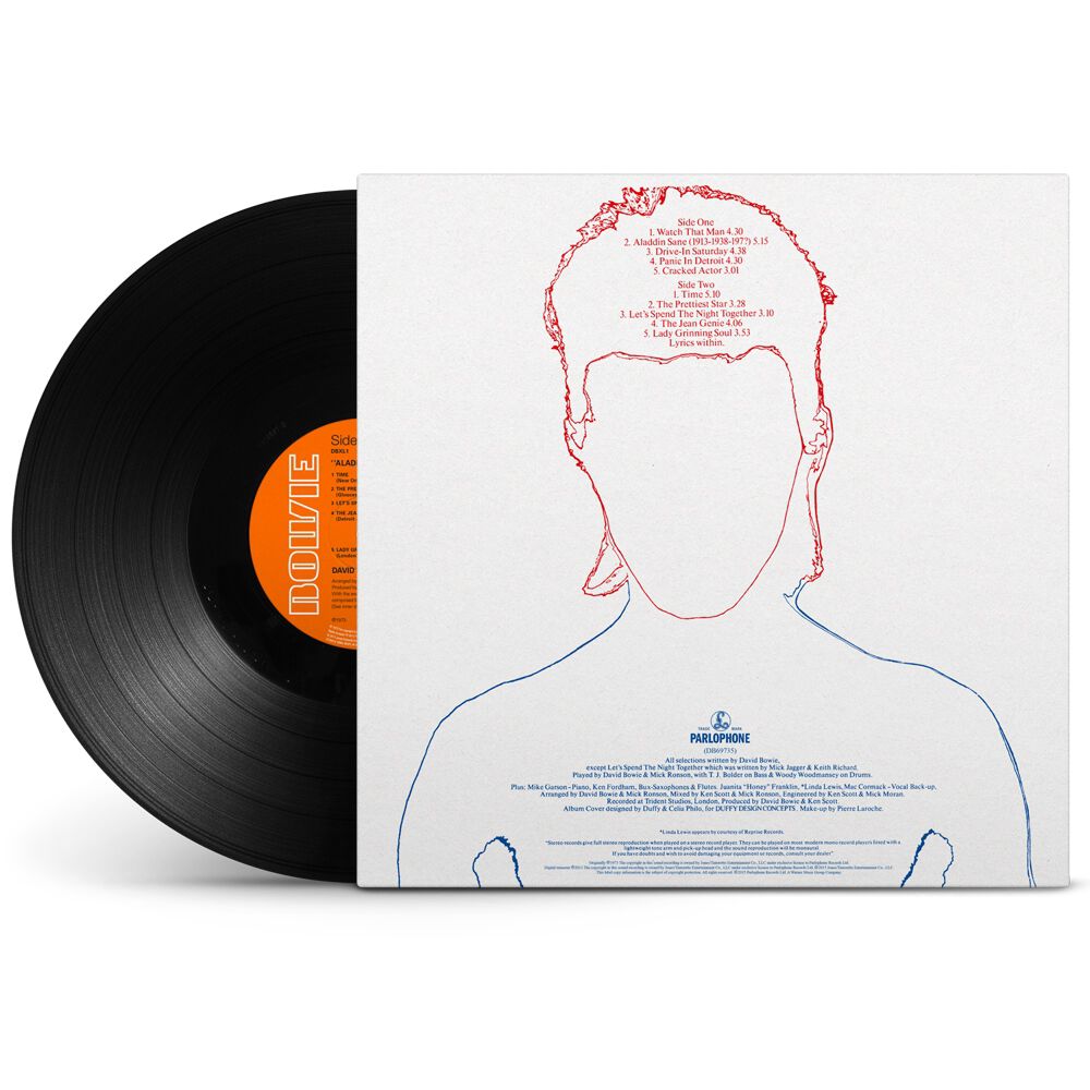 【LP】David Bowie / ALADDIN SANE David Bowie - Aladdin Sane (180g Vinyl LP) * * * - Music Direct