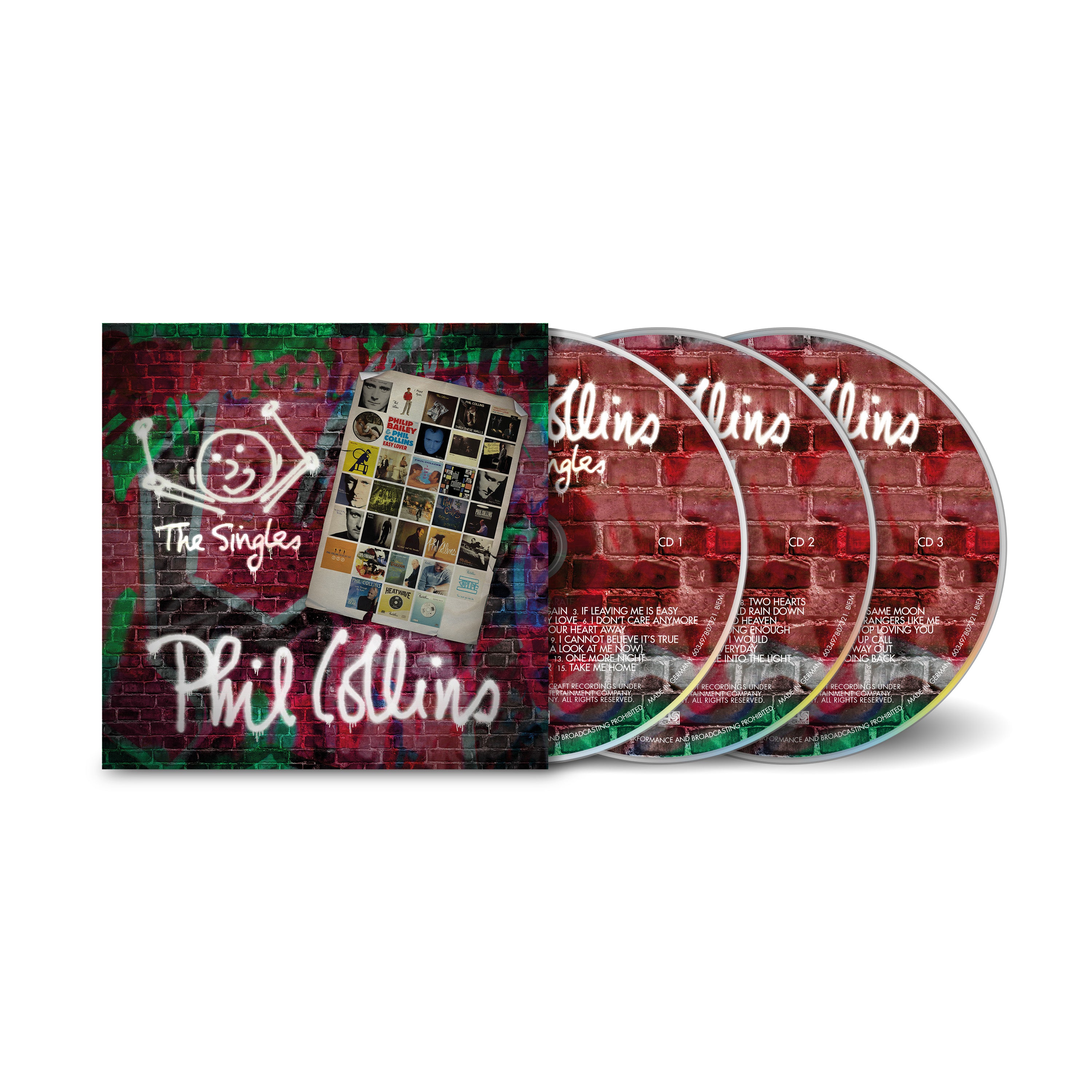 激レア！Phil Collins　8cmシングル！ The Singles (3CD) – Rhino