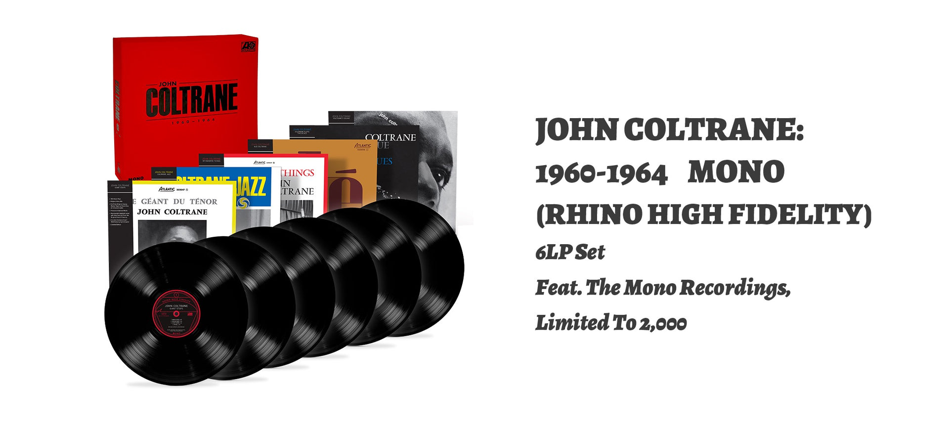 John Coltrane 1960-1964 MONO (Rhino High Fidelity) 6LP
