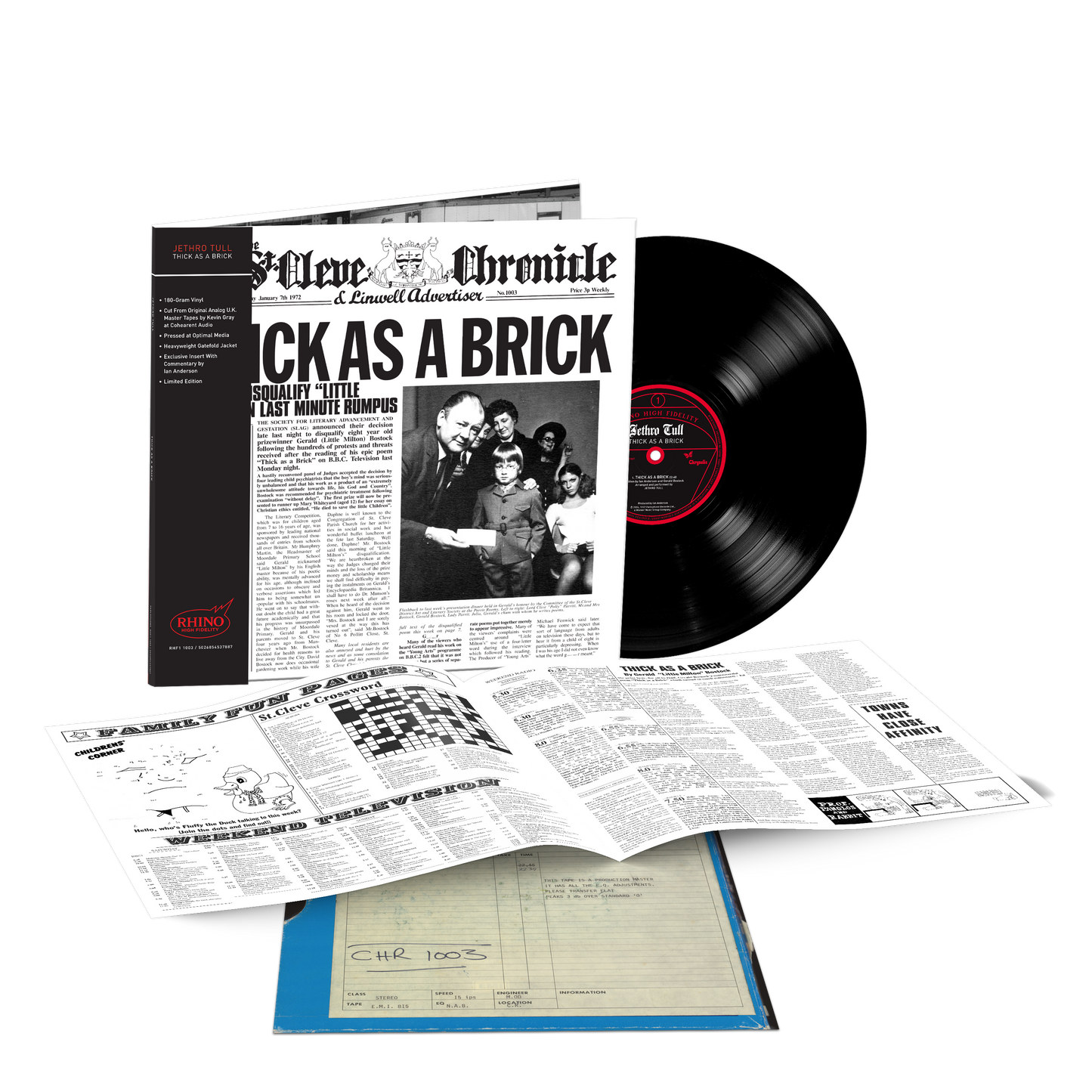 JETHRO TULL 1968-1972 (Rhino High Fidelity) (5LP Boxed Set)