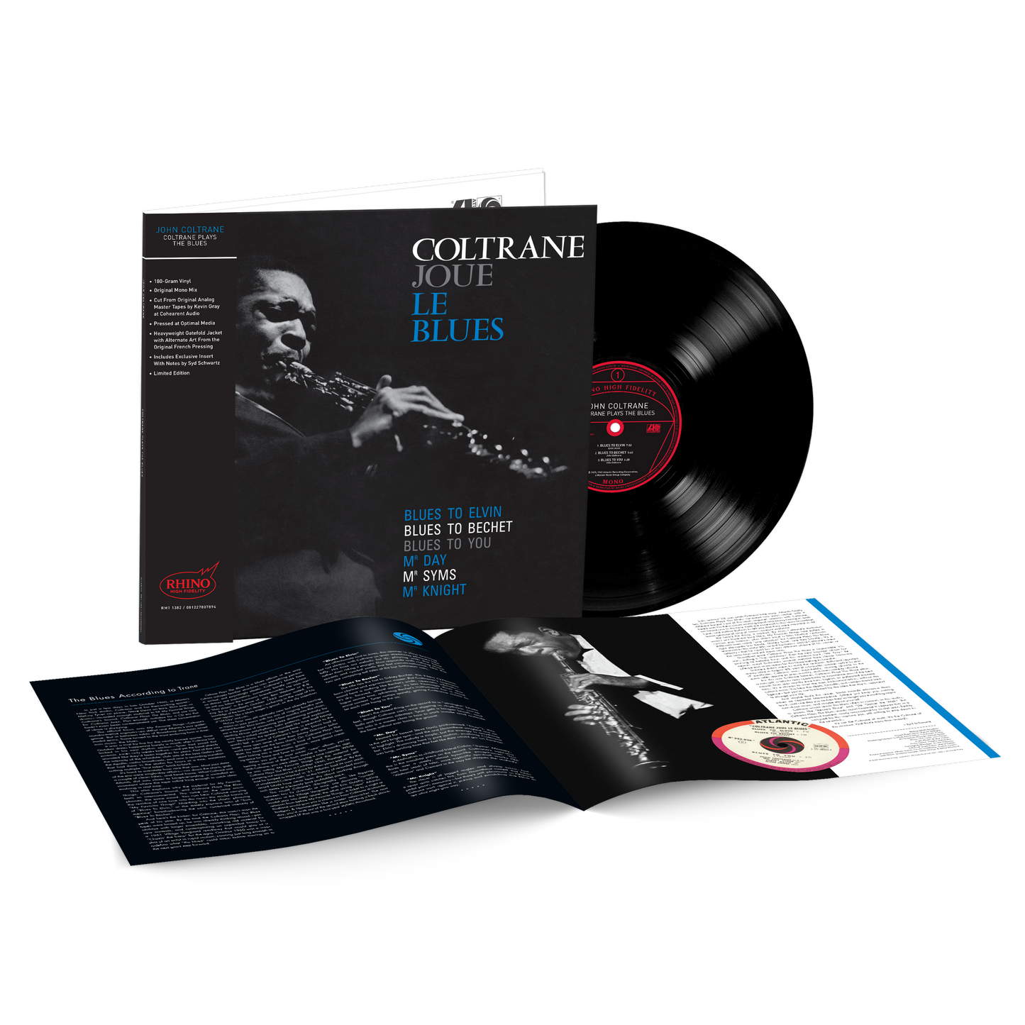 Coltrane Plays The Blues (Mono) (Rhino High Fidelity) (Unnumbered)