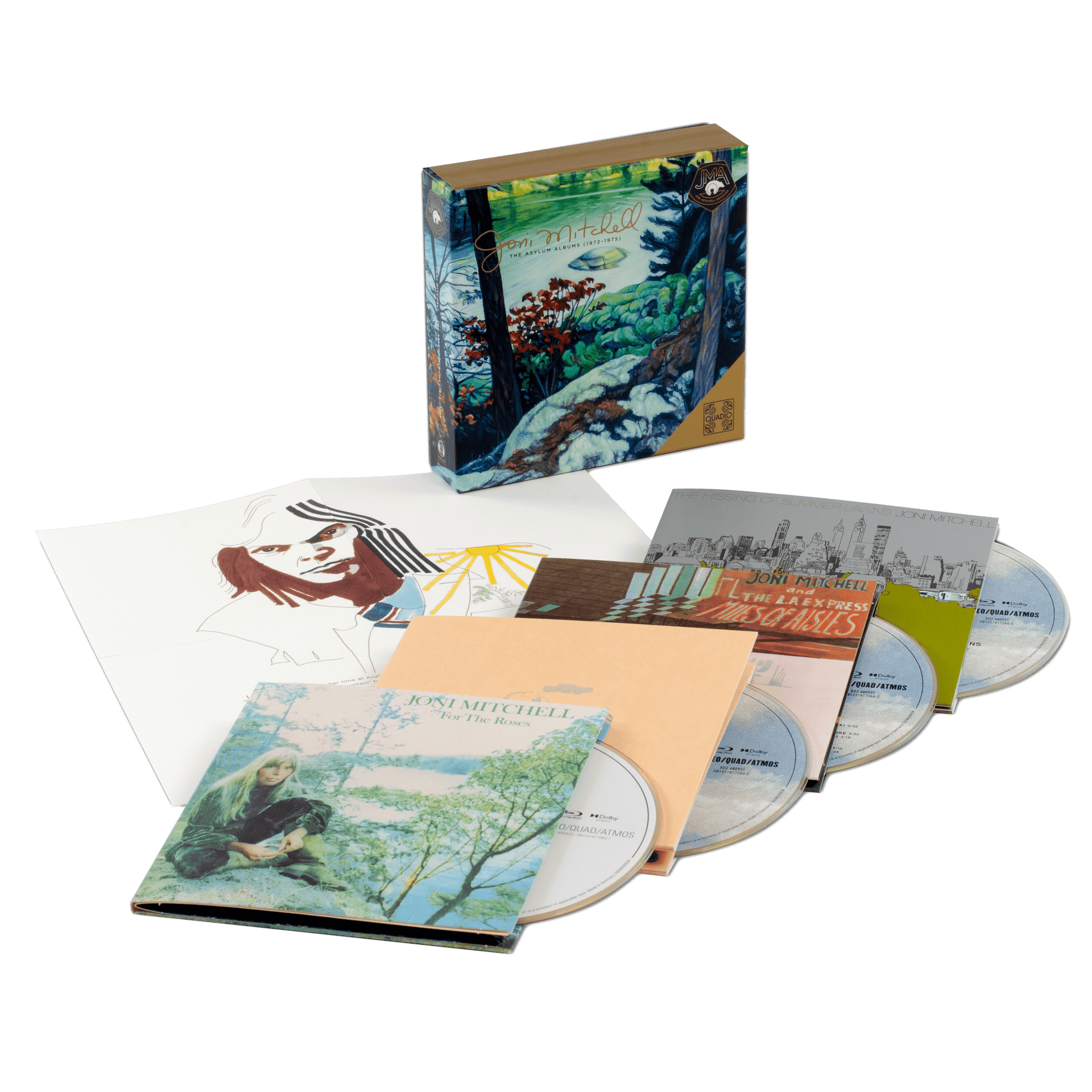 The Asylum Albums (1972-1975) (Quadio Boxed Set) – Rhino