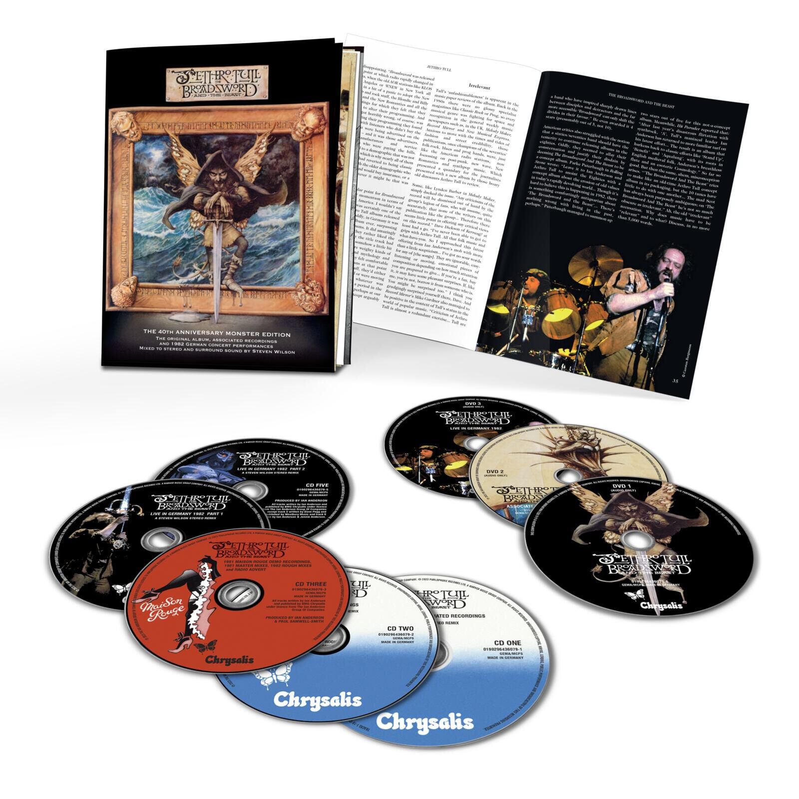 BEAST アルバム The Broadsword And The Beast (40th Anniversary) (5CD/3DVD) – Rhino