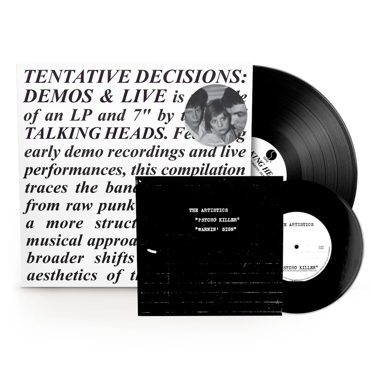 Tentative Decisions: Demos & Live (1LP & 7" Black Vinyl)