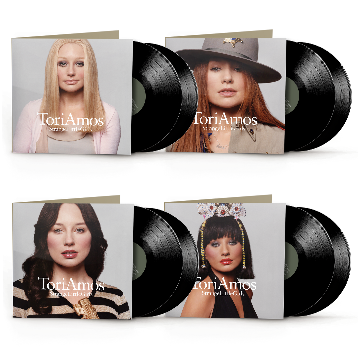 Strange Little Girls LP Bundle with Poster