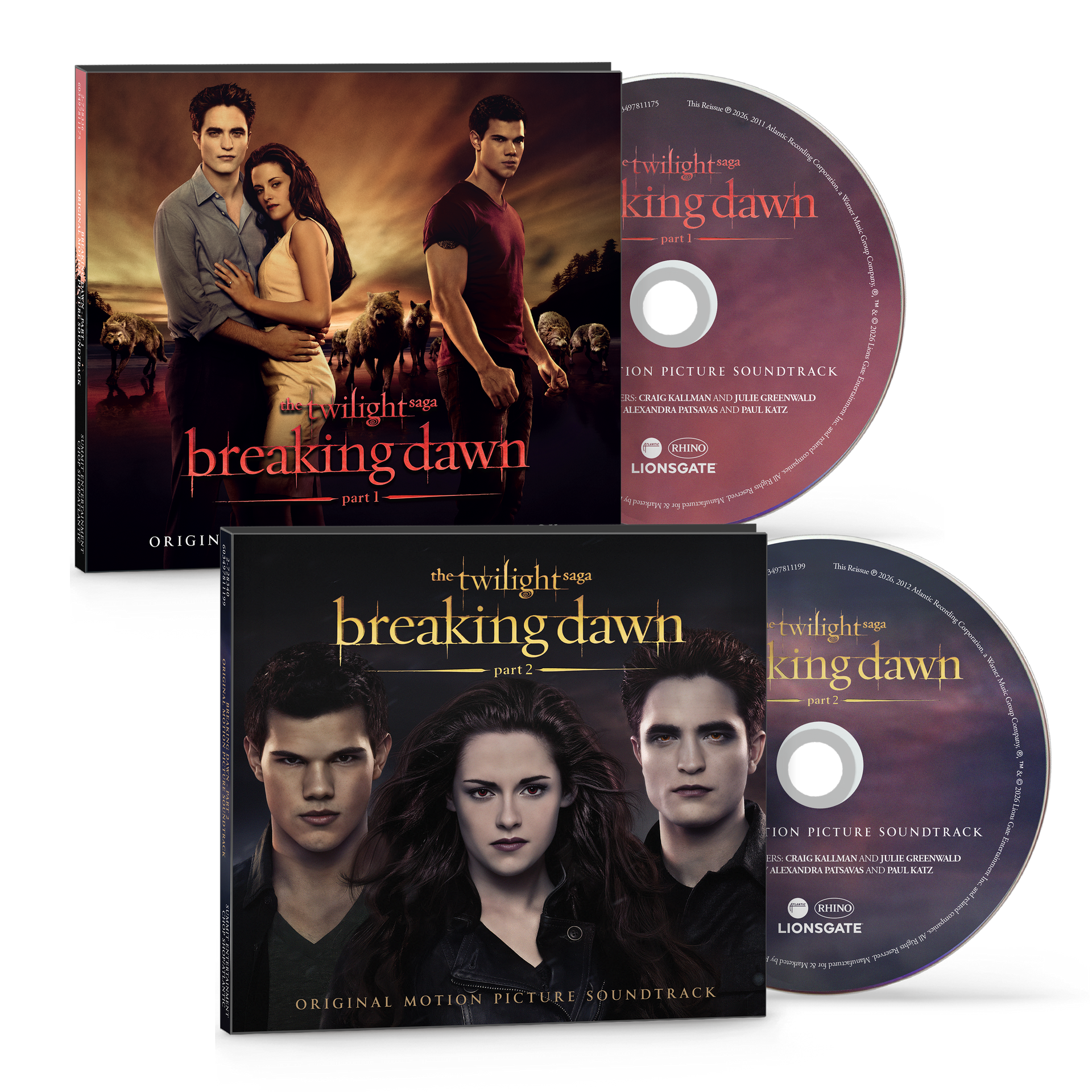 The Twilight Saga: Breaking Dawn Part 1 & 2 (CD Bundle) – Rhino