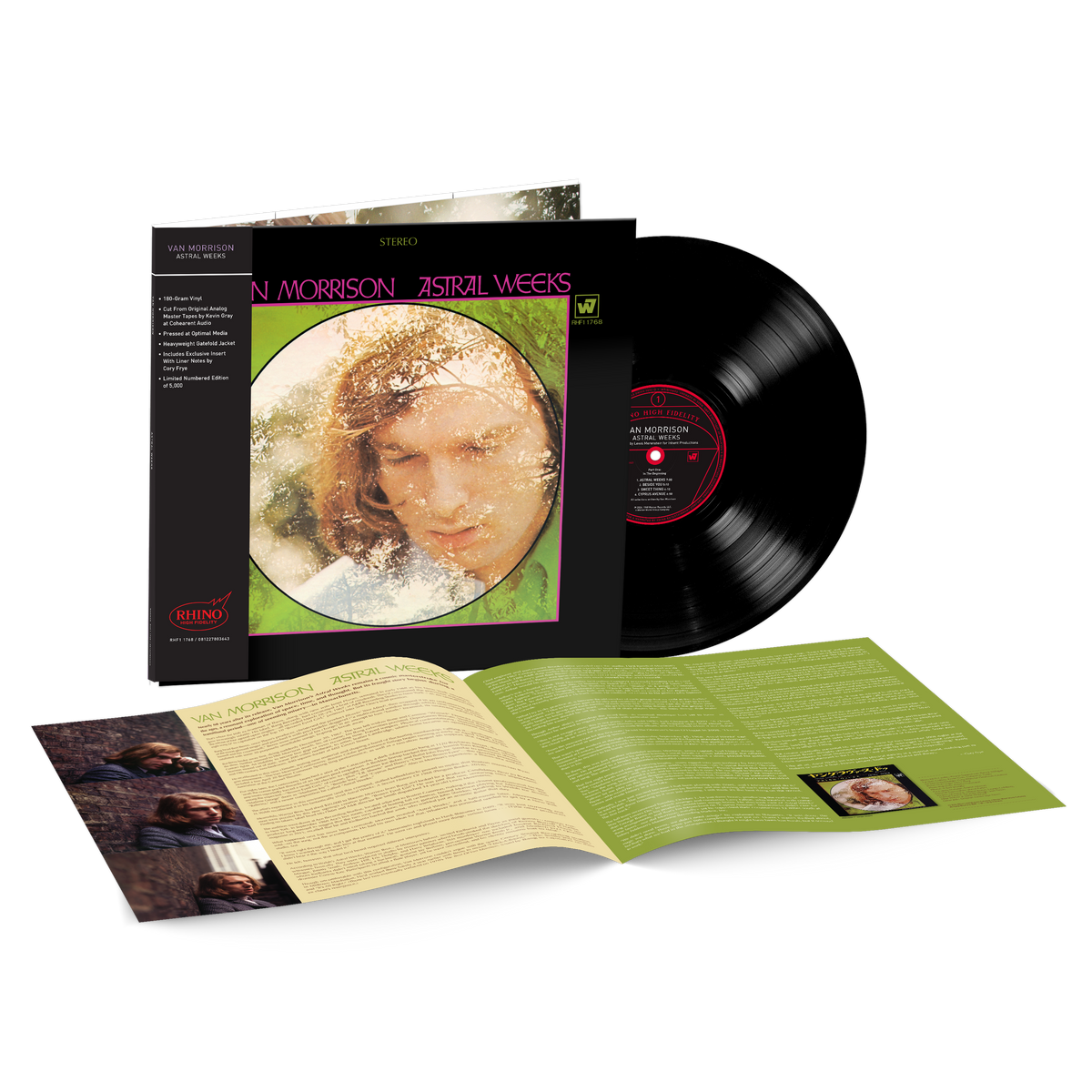 Astral Weeks ヴァンモリソン　USオリジナル盤レコード Astral Weeks (Rhino High Fidelity)