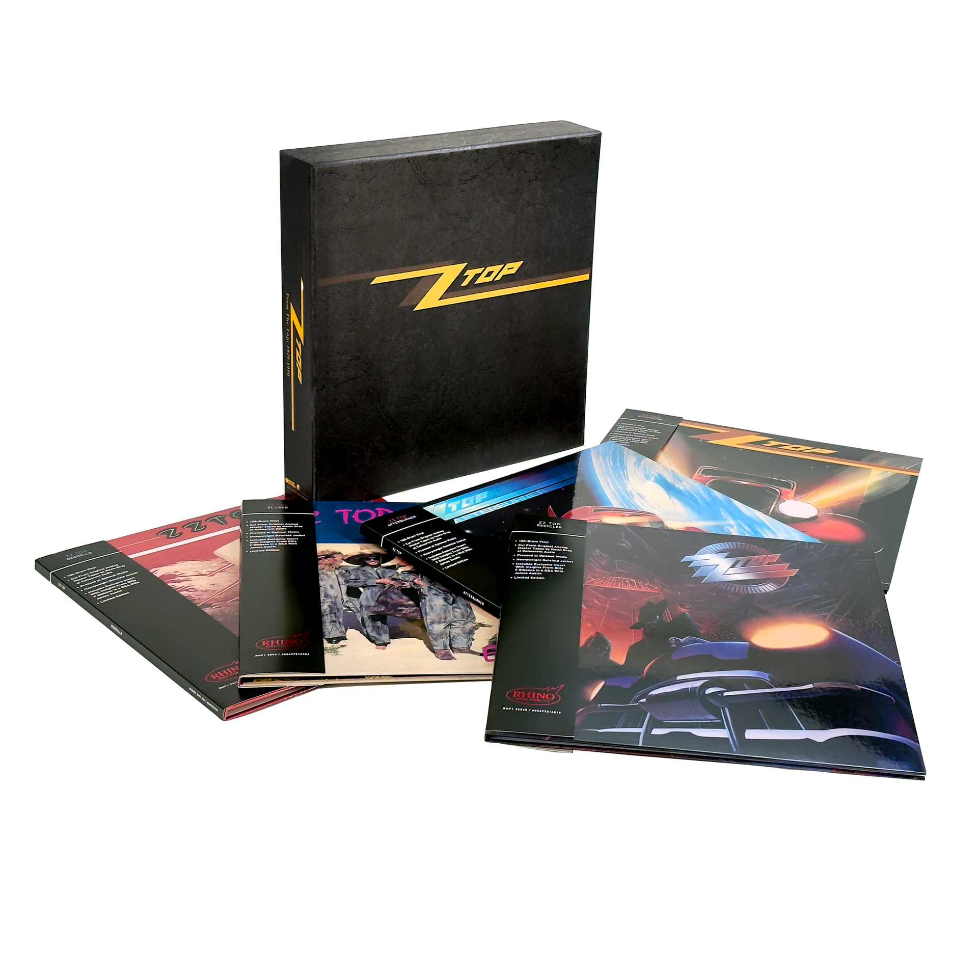 ZZ Top - From The Top: 1979-1990 (Rhino High Fidelity) (5LP Boxed Set) ZZ Top - From The Top: 1979-1990 (Rhino High Fidelity) (5LP Boxed Set)