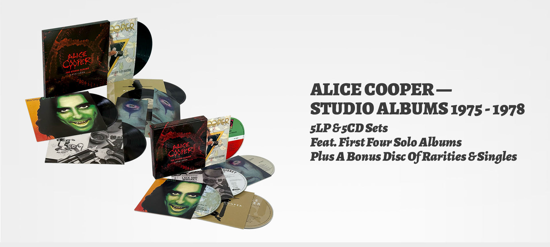 Alice Cooper Studio Albums 1975-1978
