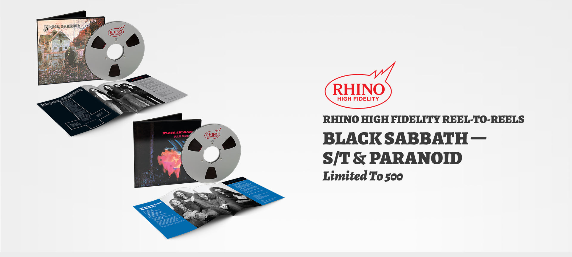 Black Sabbath Self-Titled & Paranoid on Reel-to-Reel