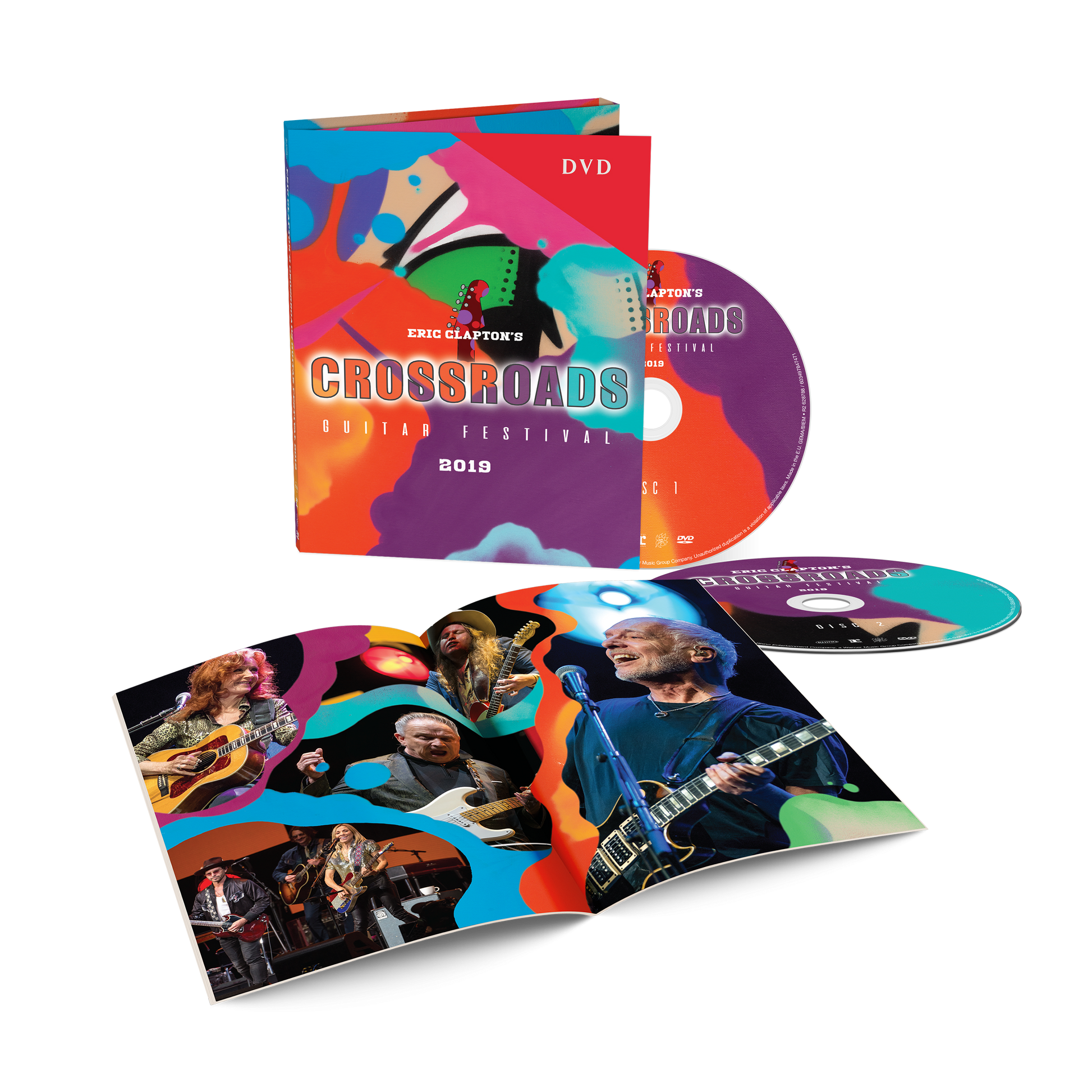 Eric Clapton’s Crossroads Guitar Festival 2019 2-DVD