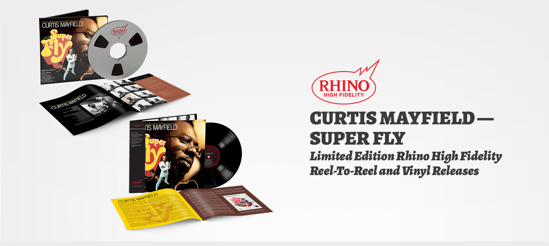 Rhino High Fidelity Presents: Curtis Mayfield Super Fly Reel-to-Reel and Vinyl
