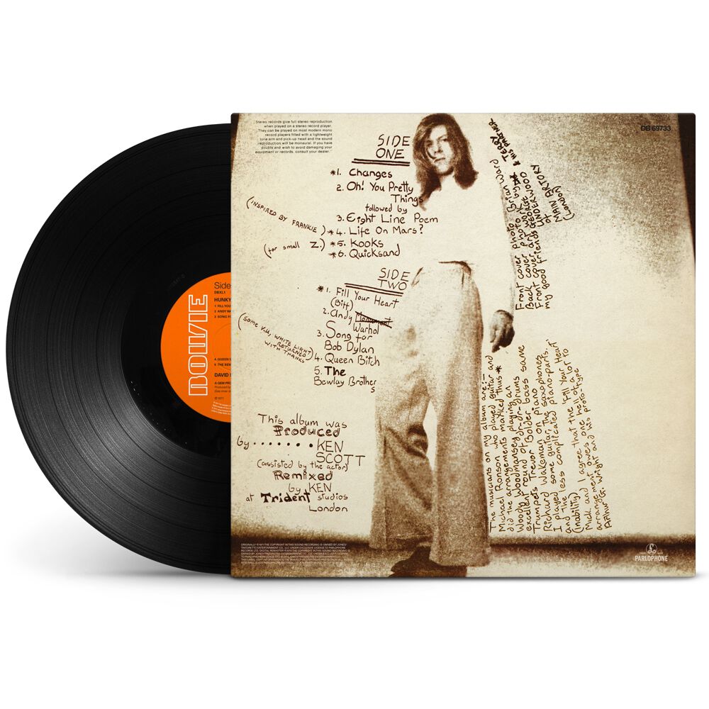 David Bowie Hunky Dory Vinyl | Dig! Store – Rhino
