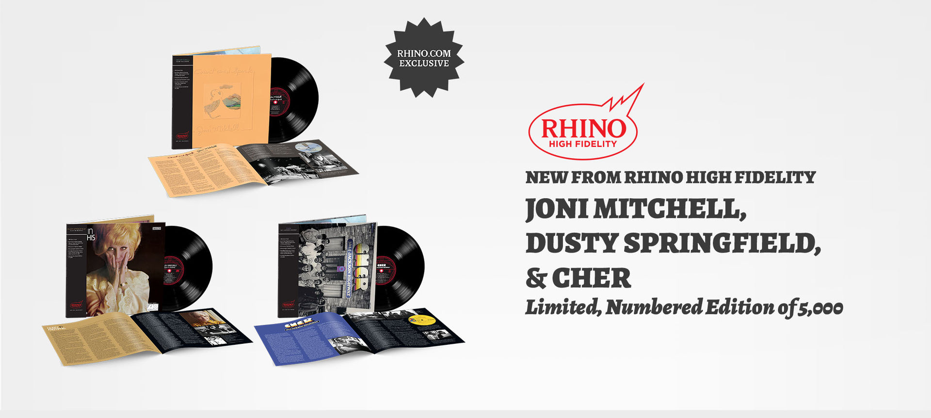 Rhino High Fidelity Presents: Joni Mitchell, Dusty Springfield, & Cher
