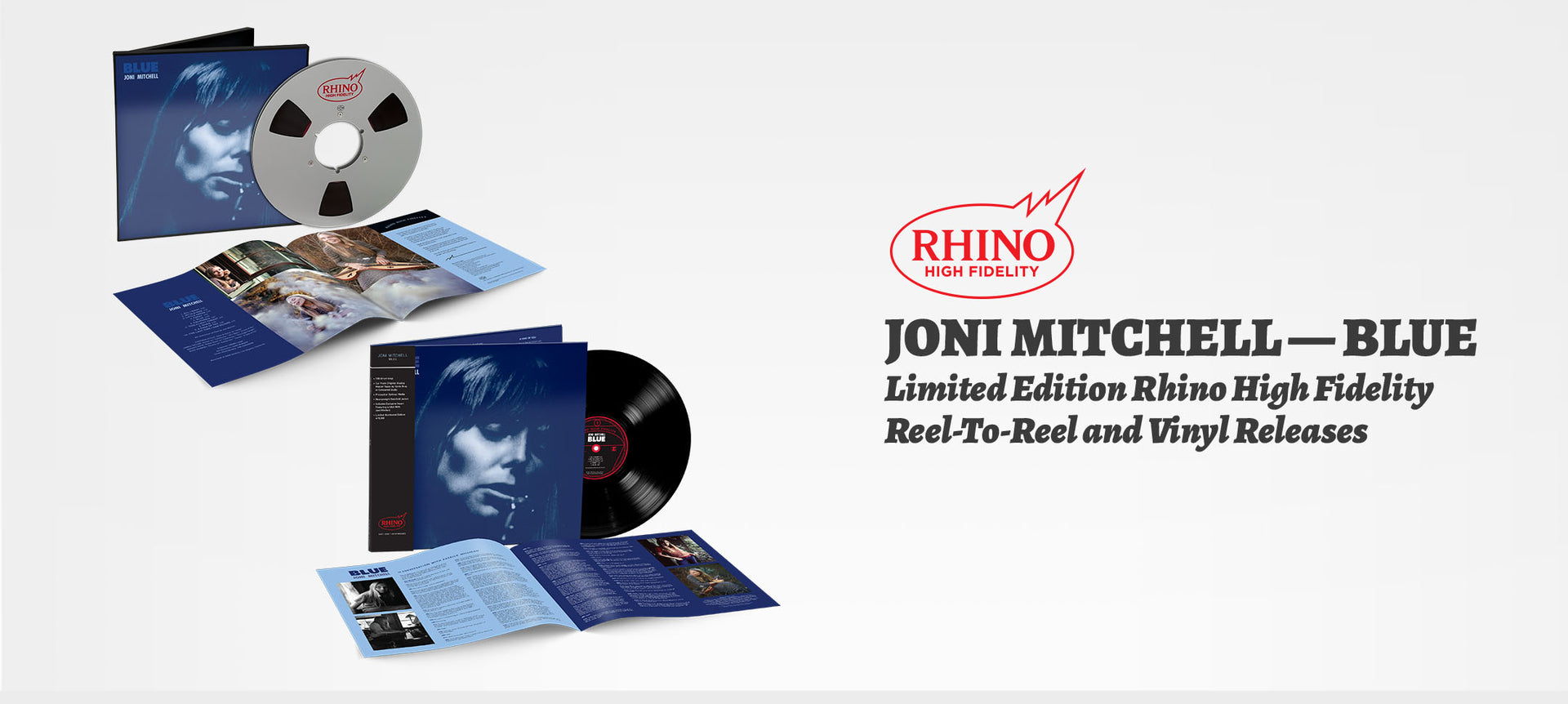 Rhino High Fidelity Presents: Joni Mitchell's Blue in Vinyl and Reel-to-Reel
