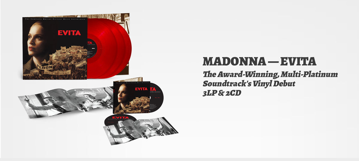 Madonna - Evita Soundtrack on Red Vinyl & CD