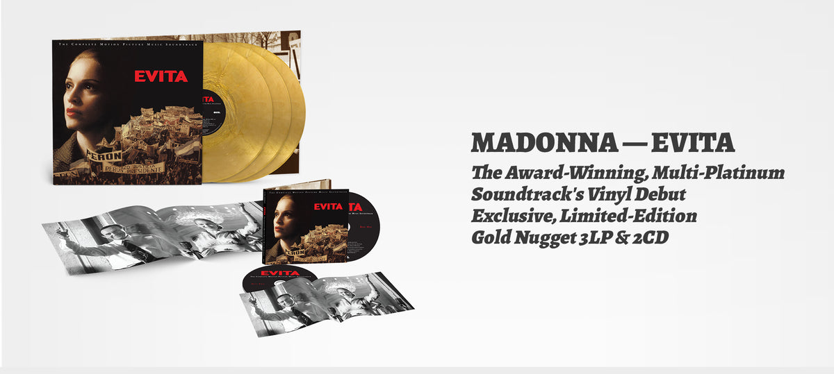 Madonna - Evita Soundtrack on Gold Vinyl & CD