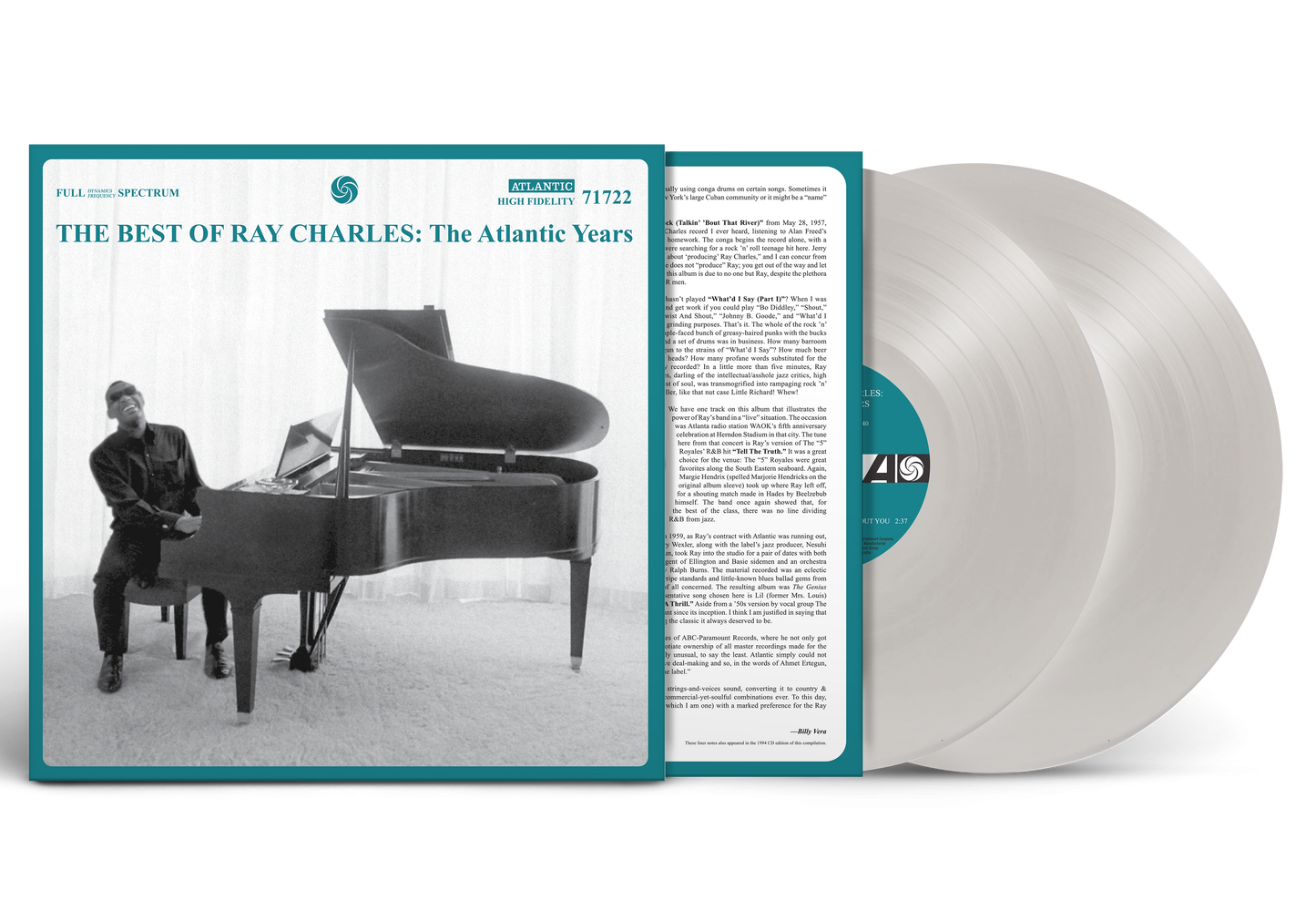 The Best Of Ray Charles: The Atlantic Years 2LP Blue Vinyl