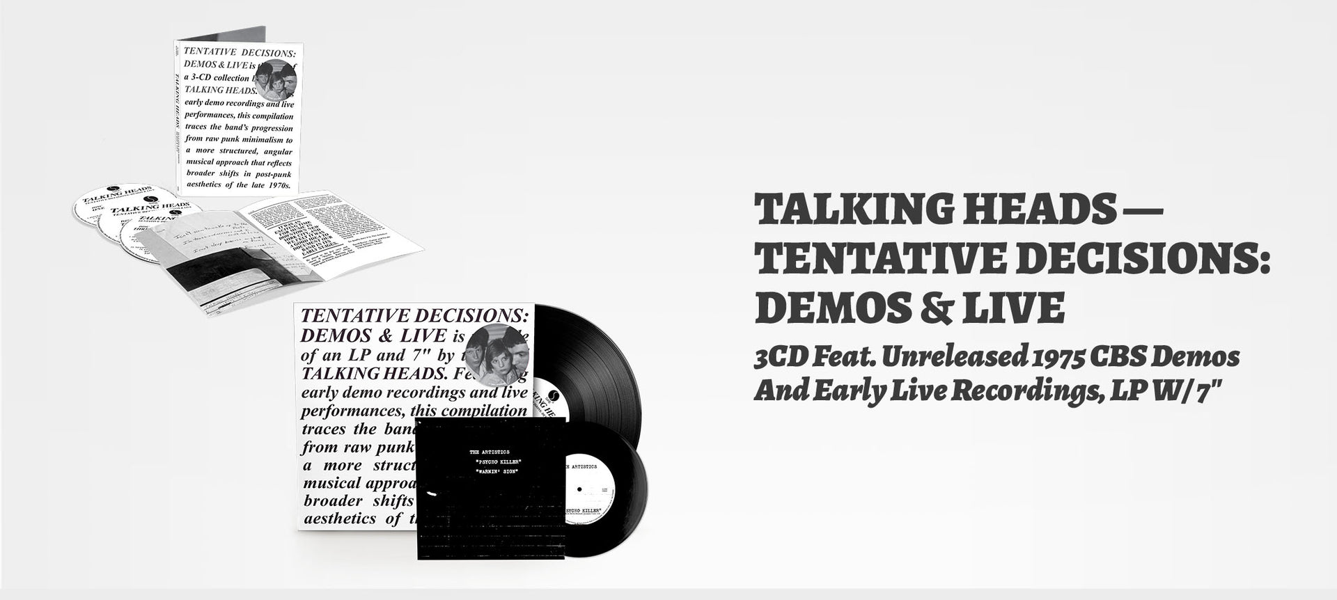 Talking Heads Tentative Decisions Demos & Live