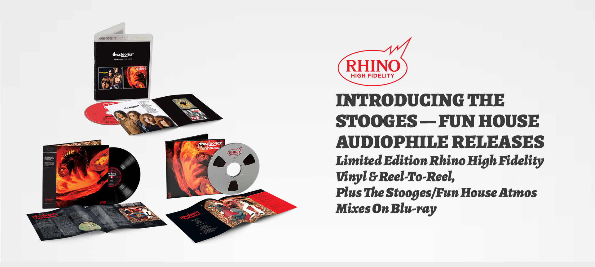 Stooges - Fun House Audiophile Releases Vinyl, Reel-to-Reel, and Blu-ray