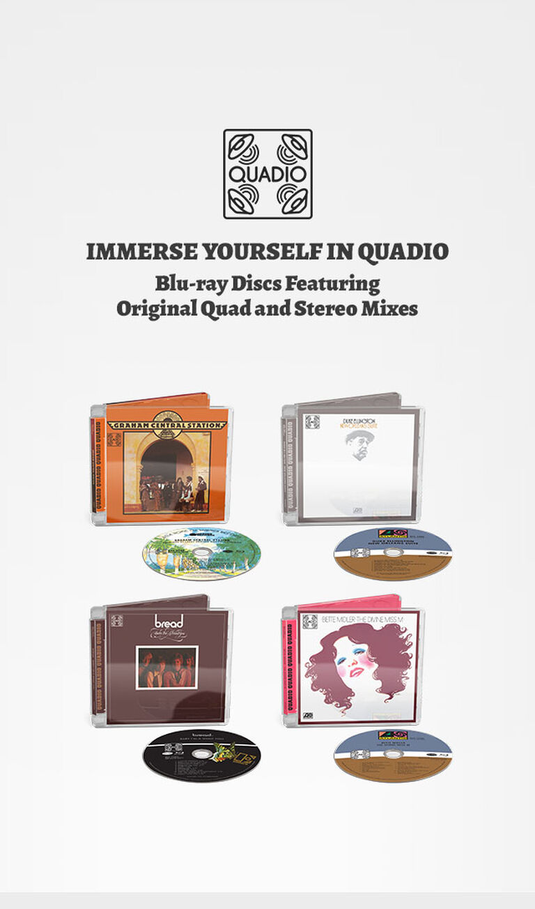 Quadio Blu-Ray for Bread, Bette Midler, Duke Ellington, and Graham Central Station