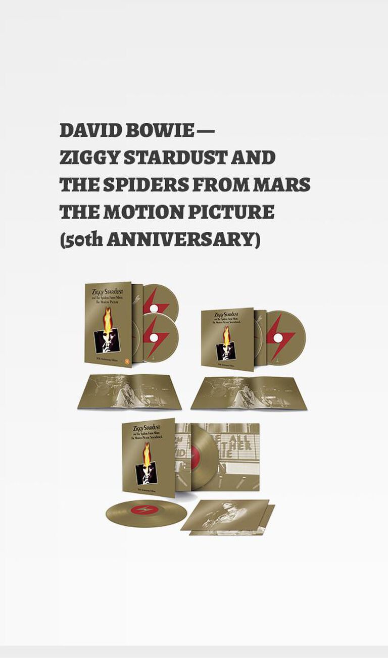 Davie Bowie Ziggy Stardust and The Spiders from Mars Motion Picture Soundtrack