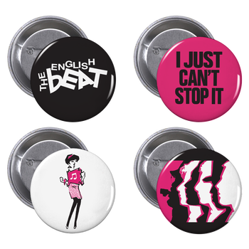 I Just Can't Stop It Button Set