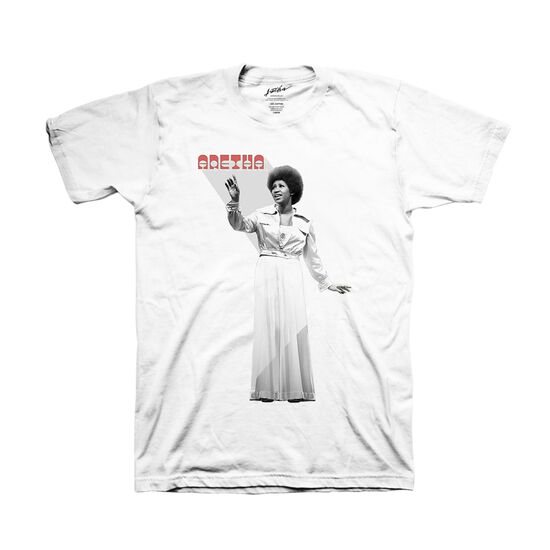 Aretha Icon T-Shirt White Aretha Icon T-Shirt White
