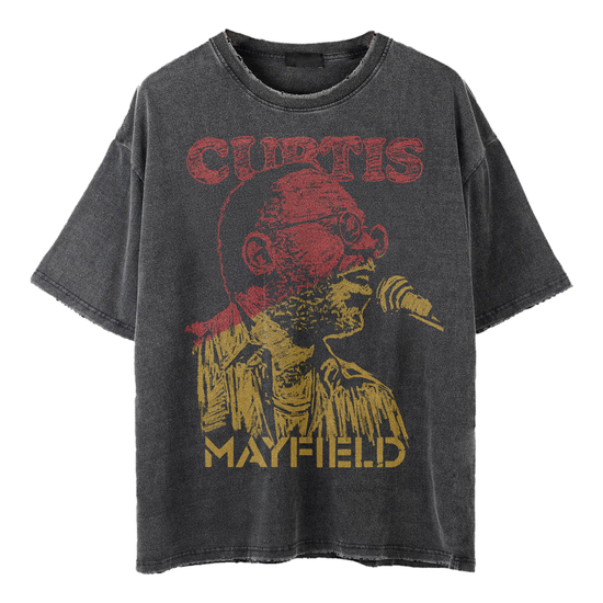 Curtis Mayfield Profile Vintage T-Shirt Curtis Mayfield Profile Vintage T-Shirt