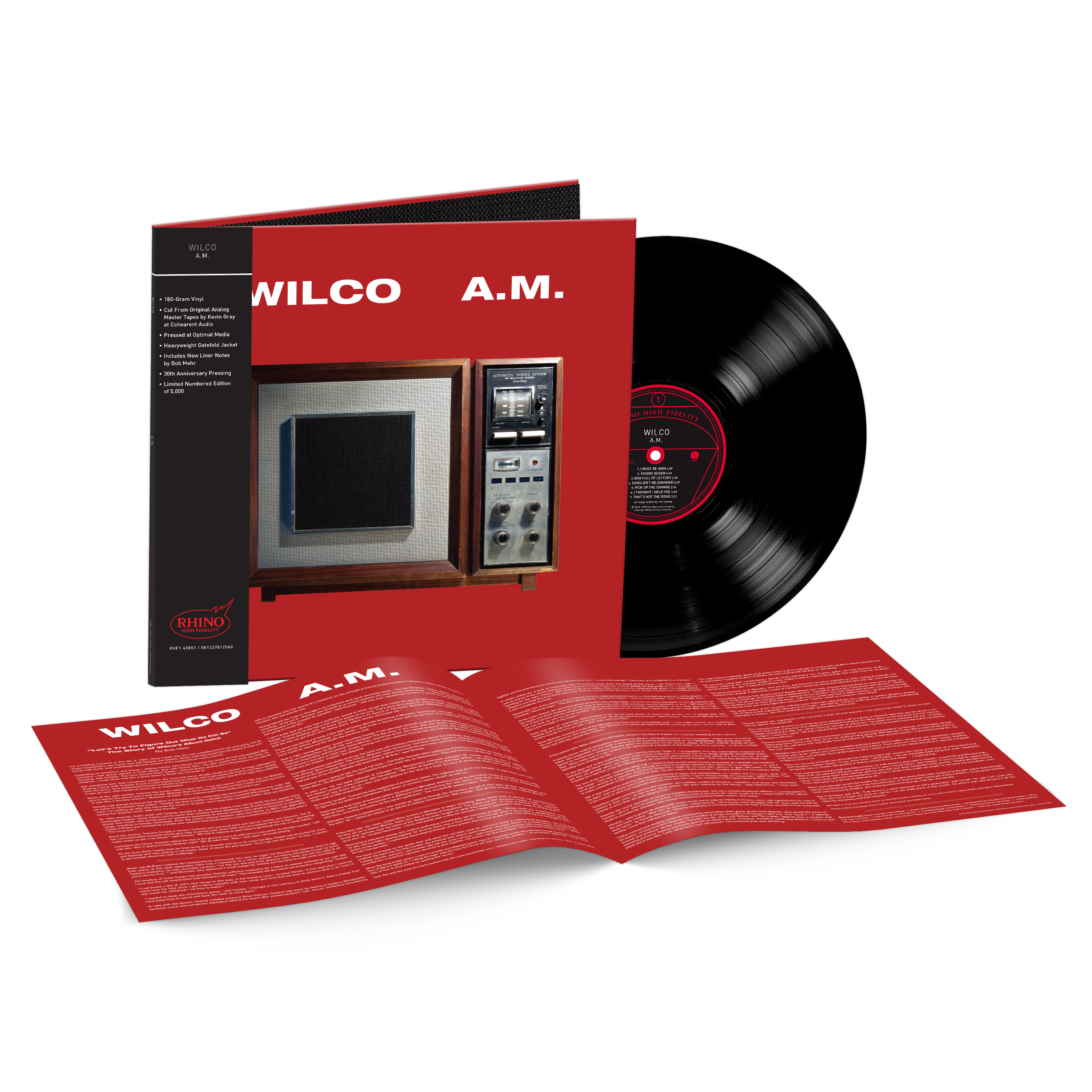 Wilco 『A.M.』(Rhino High Fidelity) レコード Wilco_AM_HiFiExploded.png