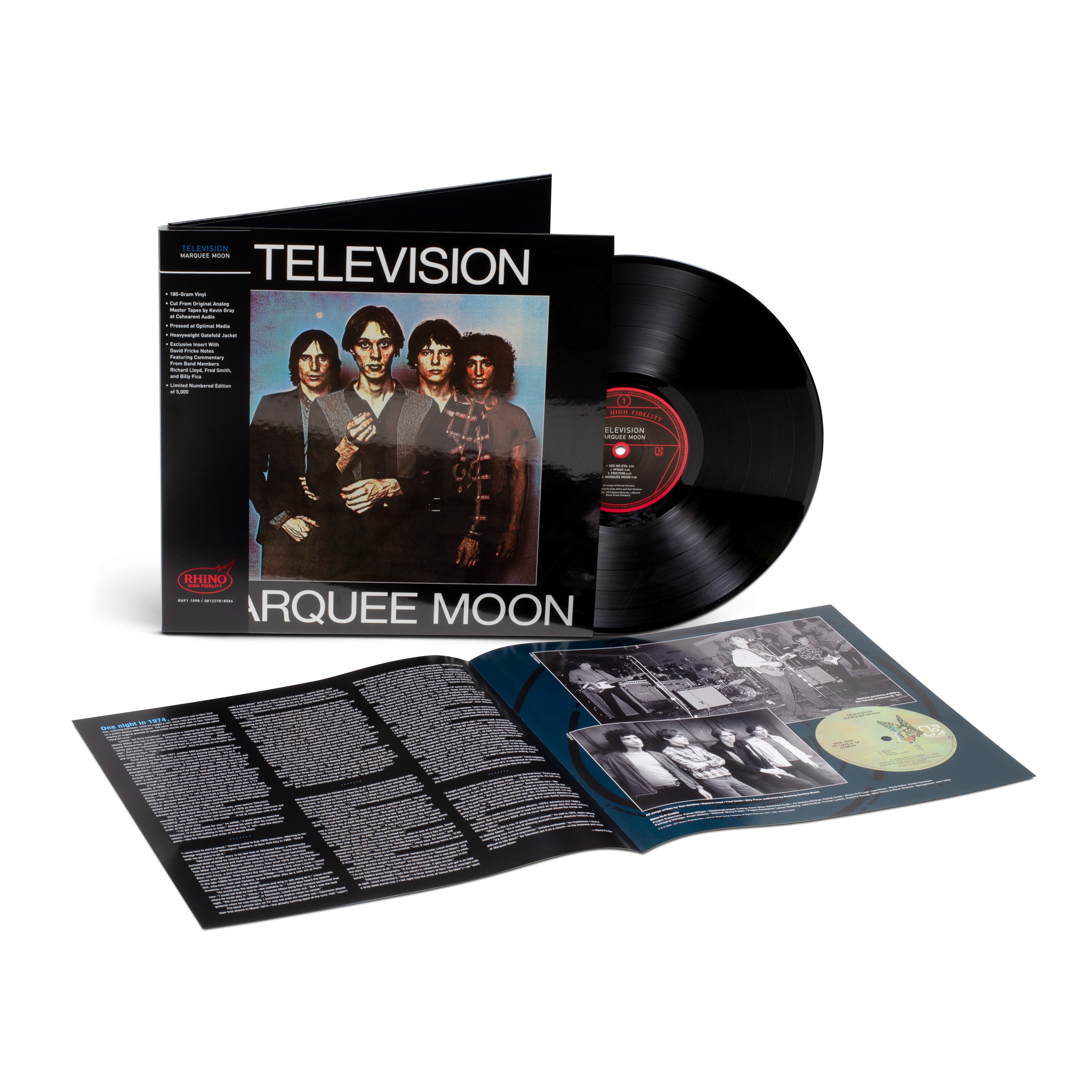  TELEVISION, Marquee Moon USA 1st pressing EXCELLENT