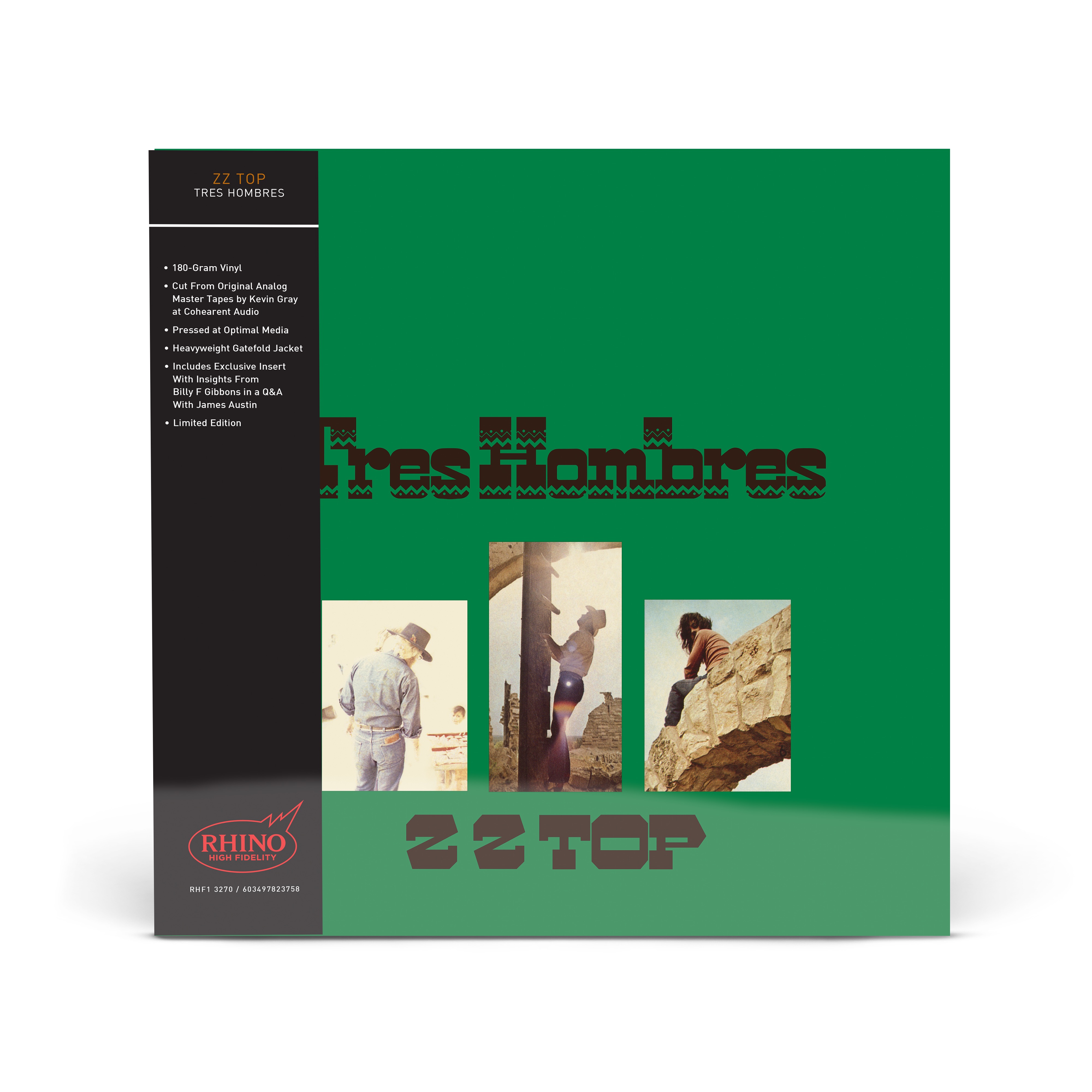 ZZ Top – Tres Hombres, 180g Analog Remastered Vinyl LP