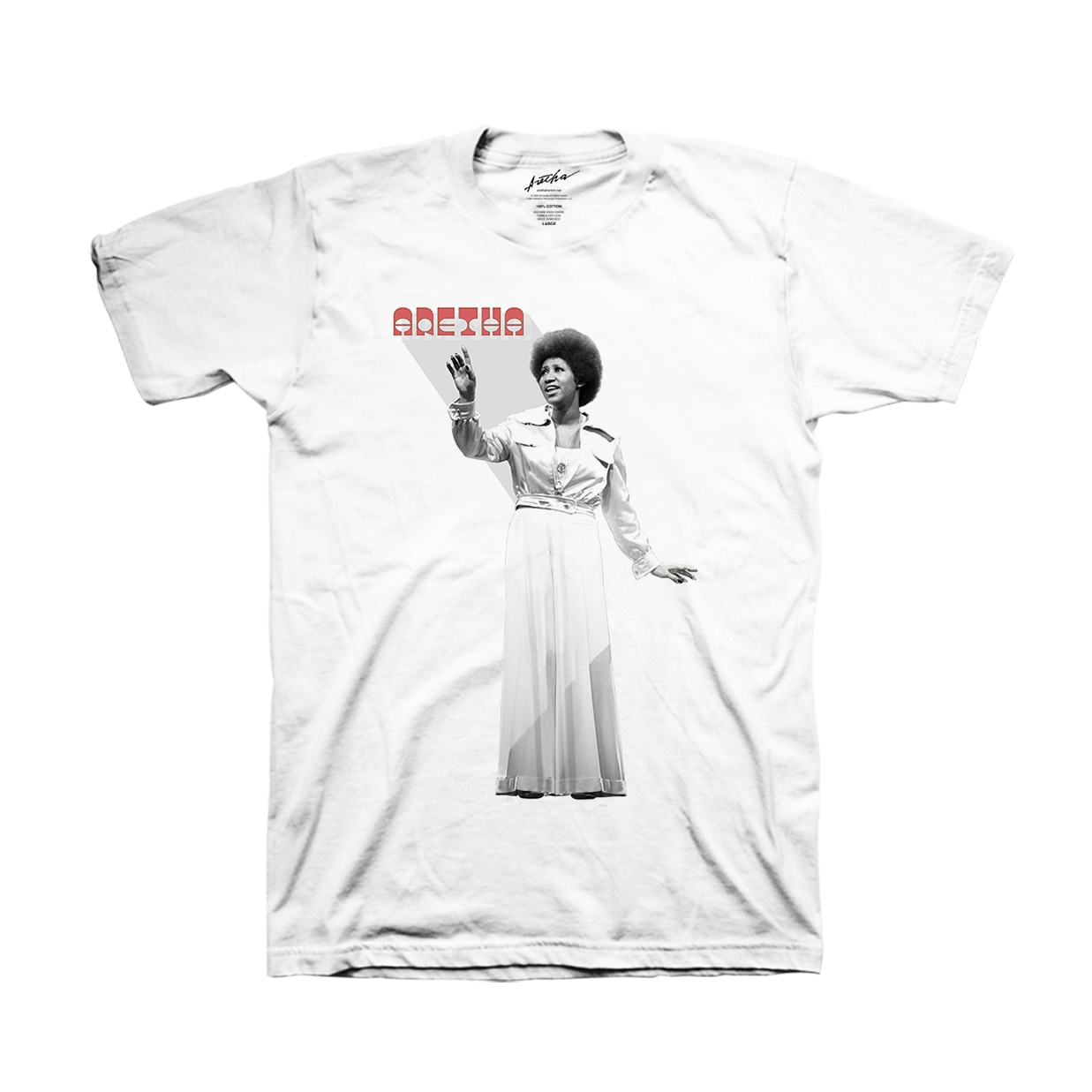 Aretha Icon T-Shirt White | Rhino Official Store